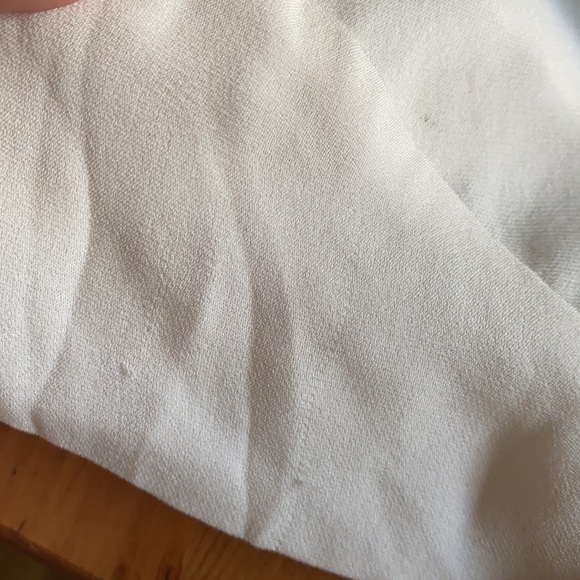 JOIE Silk Rancher Top Ivory Cream Medium - Picture 10 of 11